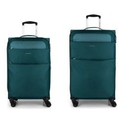 Gabol Cloud Soft Spinner 61/91L trolley bag 2 units - Green (Turquoise) куфари,gabol,cloud,soft,spinner,61,91l,trolley,bag,2,units,green,(turquoise)