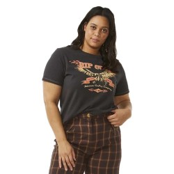 Тениска Rip curl Ultimate Surf Relaxed short sleeve T-shirt - Brown (Washed Black) тениска,мъжки,тениски,дамски,тениски,rip,curl,ultimate,surf,relaxed,short,sleeve,t,shirt,brown,(washed,black)