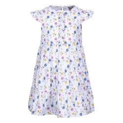 рокля,детски,поли,и,рокли,trespass,subtle,short,sleeve,dress,floral,(white)