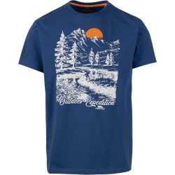 тениска,мъжки,тениски,trespass,worden,short,sleeve,t,shirt,indigo,tone,(blue)