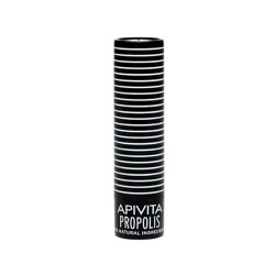козметика,за,овлажняване,apivita,propolis,4.4g,lip,balm,black