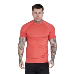 тениска,мъжки,тениски,siksilk,muscle,fit,short,sleeve,t,shirt,orange