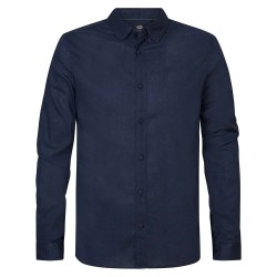 риза,с,дълъг,ръкав,мъжки,ризи,petrol,industries,sil403,long,sleeve,shirt,navy,blue,(blue)