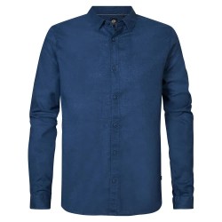 риза,с,дълъг,ръкав,мъжки,ризи,petrol,industries,sil403,long,sleeve,shirt,petrol,blue,(blue)