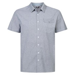 риза,с,къс,ръкав,мъжки,ризи,petrol,industries,sis4060,short,sleeve,shirt,grey
