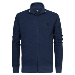 блуза,мъжки,пуловери,petrol,industries,swc366,half,zip,sweater,blue