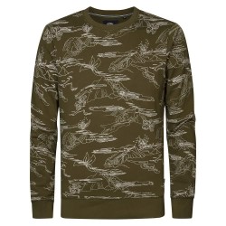 блуза,мъжки,пуловери,petrol,industries,swr310,sweatshirt,green