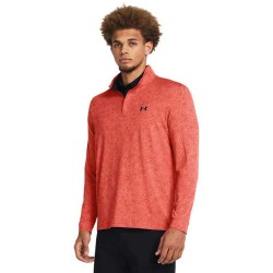 Under armour golf Playoff Printed long sleeve polo - Orange (811) мъжки,блузи,с,яка,under,armour,golf,playoff,printed,long,sleeve,polo,orange,(811)