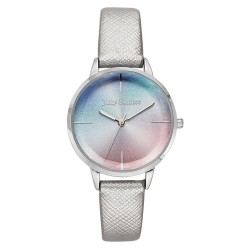 часовник,часовници,juicy,couture,jc1257lbsi,woman,watch,silver,(silver,silver,multicolored)