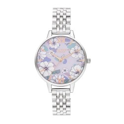 часовник,часовници,olivia,burton,ob16an05,watch,silver,(silver,silver,lilac)