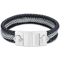 бижутерия,police,peagb2119801,bracelet,silver