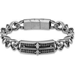 бижутерия,police,peagb2120402,bracelet,silver