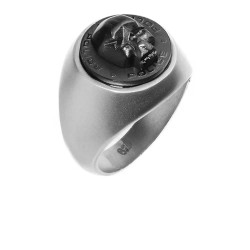 бижутерия,police,pj26579rsu026,ring,silver,(grey)