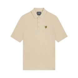 мъжки,блузи,с,яка,lyle,&,scott,monogram,jacquard,short,sleeve,polo,beige,(sand,dune)