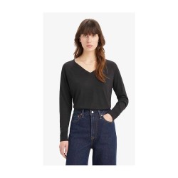 блуза,дамски,пуловери,дамски,плетени,дрехи,levi´s,®,petal,v,neck,sweater,black,(black,caviar,0001)
