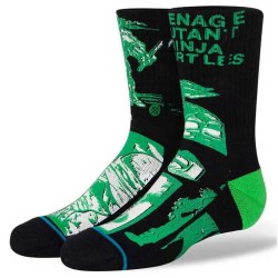 чорапи,детски,чорапи,stance,tmnt,crew,socks,black,(black)