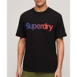 тениска,мъжки,тениски,superdry,core,logo,loose,short,sleeve,t,shirt,black,(black,fade)