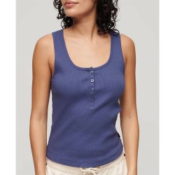 тениска,дамски,тениски,superdry,essential,button,down,sleeveless,t,shirt,mariner,navy,(purple)