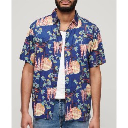 риза,с,къс,ръкав,мъжки,ризи,superdry,hawaiian,short,sleeve,shirt,multicolor,(wisteria,blue)