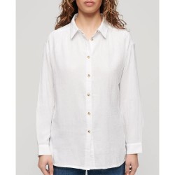 риза,с,дълъг,ръкав,дамски,блузи,дамски,ризи,superdry,longline,long,sleeve,shirt,white,(white)