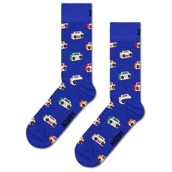 чорапи,мъжки,чорапи,happy,socks,boom,crew,socks,red,(blue)