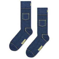 чорапи,мъжки,чорапи,happy,socks,denim,crew,socks,multicolor,(navy)
