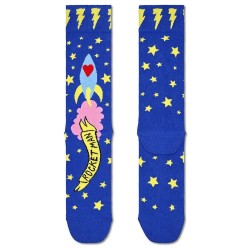 чорапи,мъжки,чорапи,happy,socks,rocket,man,crew,socks,blue,(multicolor)