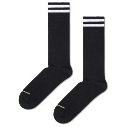 чорапи,мъжки,чорапи,happy,socks,solid,sneaker,thin,crew,socks,black