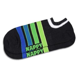 чорапи,мъжки,чорапи,happy,socks,stripes,no,show,socks,black,(multicolor)