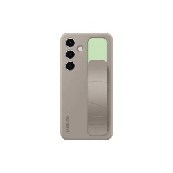 Samsung Galaxy S24 Standing Grip phone phone case - Brown (Taupe) други,аксесоари,samsung,galaxy,s24,standing,grip,phone,phone,case,brown,(taupe)