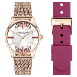 Часовник Kenneth cole KCWLG2124002 woman watch - Pink (Grey) часовник,часовници,kenneth,cole,kcwlg2124002,woman,watch,pink,(grey)