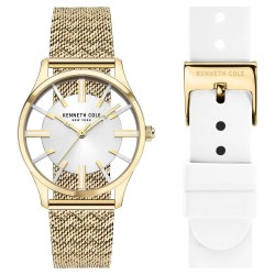 Часовник Kenneth cole KCWLG2124003 woman watch - Golden (Grey) часовник,часовници,kenneth,cole,kcwlg2124003,woman,watch,golden,(grey)