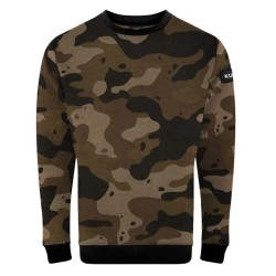суичър,мъжки,пуловери,kumu,deception,crewneck,hoodie,brown,(cammo)
