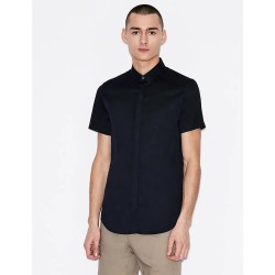риза,с,къс,ръкав,мъжки,ризи,armani,exchange,8nzcbf,zn10z,short,sleeve,shirt,navy,(blue)