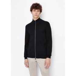 блуза,мъжки,пуловери,armani,exchange,8nze4d,zm8cz,full,zip,sweater,black