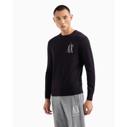 блуза,мъжки,пуловери,armani,exchange,8nzm4r,zm8az,sweater,black