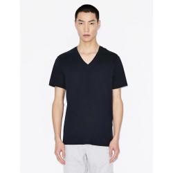 тениска,мъжки,тениски,armani,exchange,8nzt75,zja5z,short,sleeve,v,neck,t,shirt,navy,(blue)