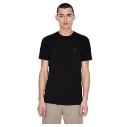 тениска,мъжки,тениски,armani,exchange,8nzt84,z8m9z,short,sleeve,v,neck,t,shirt,black