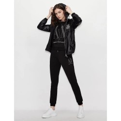 блуза,дамски,блузи,armani,exchange,8nym01,yj68z,sweatshirt,black,(black)