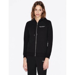 блуза,дамски,блузи,armani,exchange,8nym28,yje5z,full,zip,sweatshirt,black