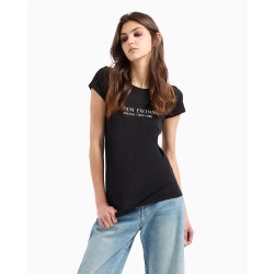 тениска,дамски,тениски,armani,exchange,8nytab,yjg3z,short,sleeve,t,shirt,black