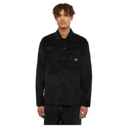 риза,с,дълъг,ръкав,мъжки,ризи,dickies,corduroy,long,sleeve,shirt,black