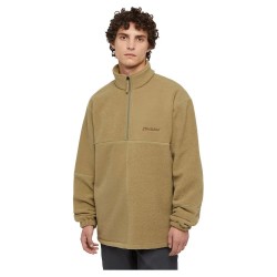 блуза,мъжки,пуловери,dickies,pinesdale,half,zip,sweatshirt,brown