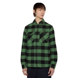 риза,с,дълъг,ръкав,мъжки,ризи,dickies,sacramento,long,sleeve,shirt,elm,green,(green)