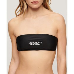 дамски,бански,костюми,superdry,logo,bandeau,bikini,top,black,(black)
