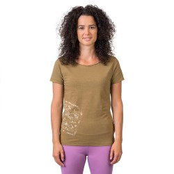 тениска,дамски,тениски,hannah,zoey,ii,short,sleeve,t,shirt,brown,(dull,gold)