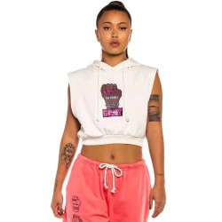 суичър,дамски,блузи,grimey,day,dreamer,short,sleeve,hoodie,pink,(white)
