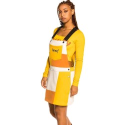 Grimey Gem Cutting sleeveless romper - Yellow (Multicolor) дамски,гащеризони,grimey,gem,cutting,sleeveless,romper,yellow,(multicolor)