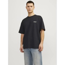 тениска,мъжки,тениски,jack,&,jones,mykonos,geo,short,sleeve,t,shirt,black