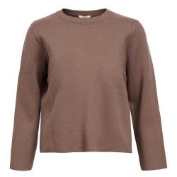 блуза,дамски,пуловери,дамски,плетени,дрехи,object,reynard,square,sweater,morel,(brown)